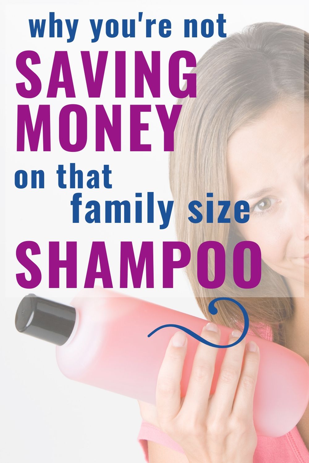 how to save money on family size shampoo pin